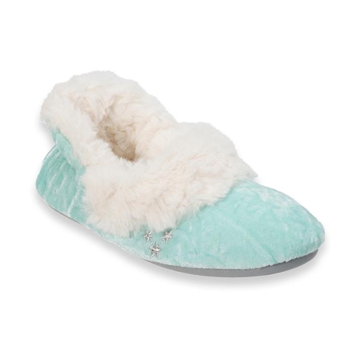 Dearfoams Crushed Girls' Slipper Boots, Size: 7-8t, Green Oth