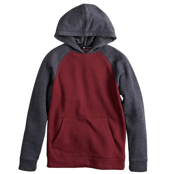 Boys 8-20 Tek Gear&reg; Ultra-soft Pull-over Hoodie, Size: M(10-12), Dark Red