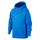 Boys 8-20 Nike Fading Swoosh Therma Hoodie, Size: Medium, Blue