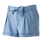 Juniors' Mudd&reg; Chambray Shortie Shorts, Girl's, Size: Large, Blue Other