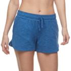 Women's Tek Gear&reg; Drawstring Shorts, Size: Xs Long, Med Blue