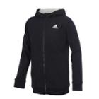 Boys 8-20 Adidas Full-zip Fleece Jacket, Size: Small, Black
