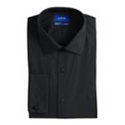 Men's Apt. 9&reg; Premier Flex Collar Slim-fit Stretch French Cuff Dress Shirt, Size: 16-34/35, Black