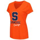 Women's Campus Heritage Syracuse Orange V-neck Tee, Size: Medium, Blue Other