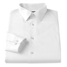 Big & Tall Men's Apt. 9&reg; Slim Tall Stretch Spread-collar Dress Shirt, Size: 17 36/7t, White