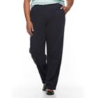 Plus Size Croft & Barrow&reg; Pull-on Knit Leisure Pants, Women's, Size: 2xl, Blue (navy)