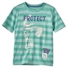 Boys 4-7x Sonoma Goods For Life&trade; Endangered Animal Striped Tee, Boy's, Size: 5, Brt Green