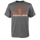 Boys 8-20 Illinois Fighting Illini Fade Tee, Boy's, Size: L(14/16), Grey (charcoal)