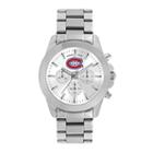 Game Time, Women's Montreal Canadiens Knockout Watch, Silver