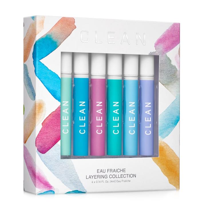 Clean Women's Body Splash Gift Set - Eau Fraiche, Multicolor