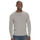 Men's Croft & Barrow&reg; Classic-fit Stretch Crewneck Sweater, Size: Medium, Med Brown