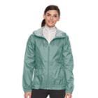 Women's Columbia Rain To Fame Hooded Rain Jacket, Size: Medium, Green
