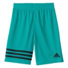 Boys 4-7x Adidas Striped Performance Shorts, Size: 7x, Turquoise/blue (turq/aqua)