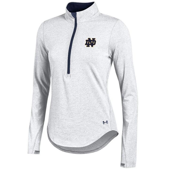 Women's Under Armour Notre Dame Fighting Irish Pullover, Size: Medium, White