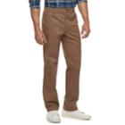 Men's Apt. 9&reg; Premier Flex Straight-fit 5-pocket Pants, Size: 34x30, Med Brown