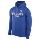 Men's Nike Kentucky Wildcats Therma-fit Hoodie, Size: Xxl, Blue