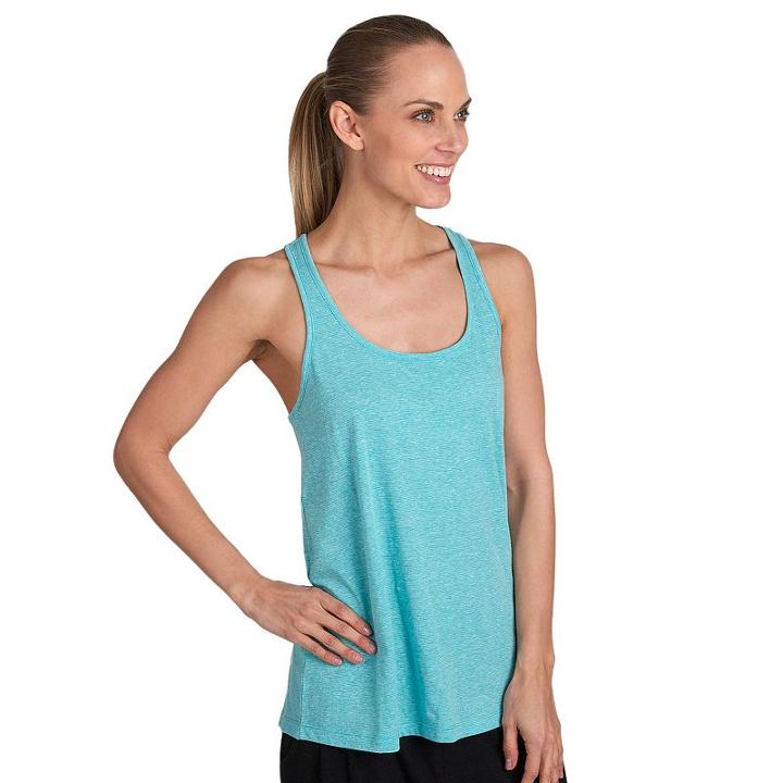 Women's Jockey Sport Free Flow Jersey Tank, Size: Medium, Med Green