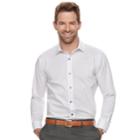 Men's Marc Anthony Slim-fit Non-iron Stretch Dress Shirt, Size: 18-34/35, White