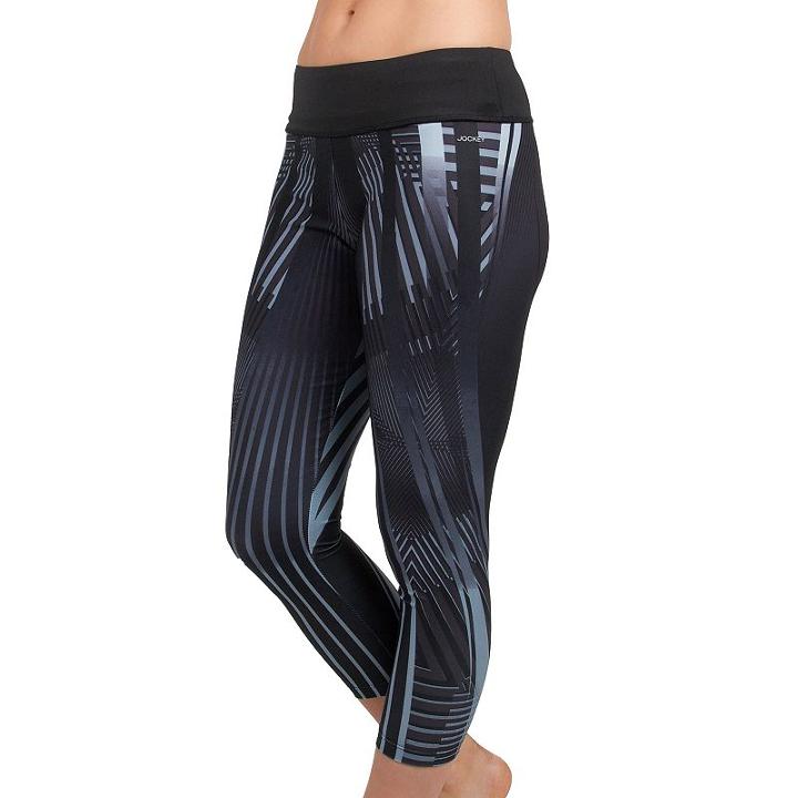 Women's Jockey Sport Deco Capri Workout Leggings, Size: Xl, Light Grey