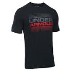 Men's Under Armour Shield Line-up Tee, Size: Large, Black