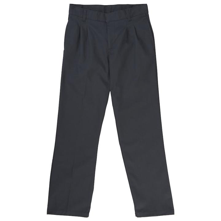 Boys 8-20 French Toast Relaxed-fit Pleated Pants, Size: 4, Light Grey