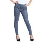 Women's Seven7 Midrise Utility Skinny Ankle Pants, Size: 8, Grey