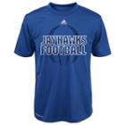 Boys 8-20 Adidas Kansas Jayhawks Sideline Helmet Shock Energy Tee, Boy's, Size: M(10-12), Blue