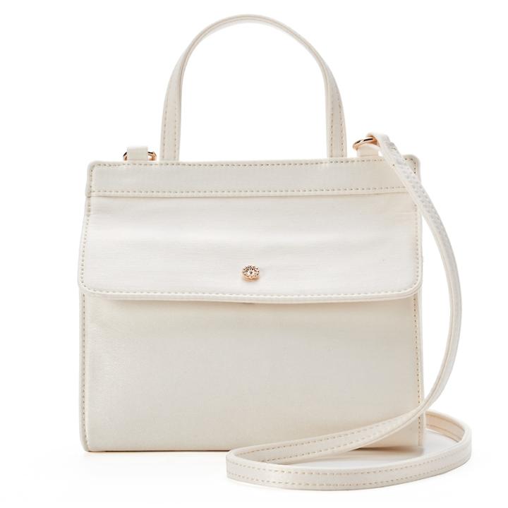 Lc Lauren Conrad Bergenia Crossbody Bag, Women's, White