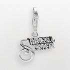 Personal Charm Sterling Silver Special Sister Charm, Women's, Grey