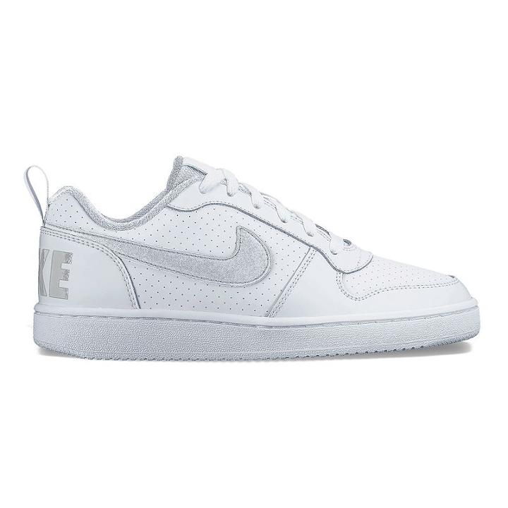 Nike Court Borough Low Grade School Boys' Shoes, Boy's, Size: 6, White