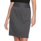 Women's Apt. 9&reg; Pencil Skirt, Size: 8, Light Grey