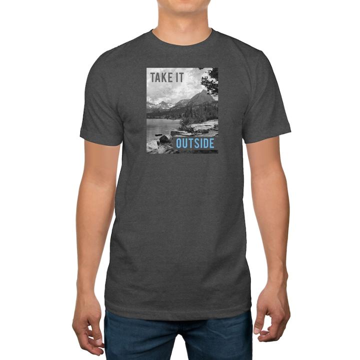 Men's Sonoma Goods For Life&trade; Take It Outside Graphic Tee, Size: Xxl, Dark Grey