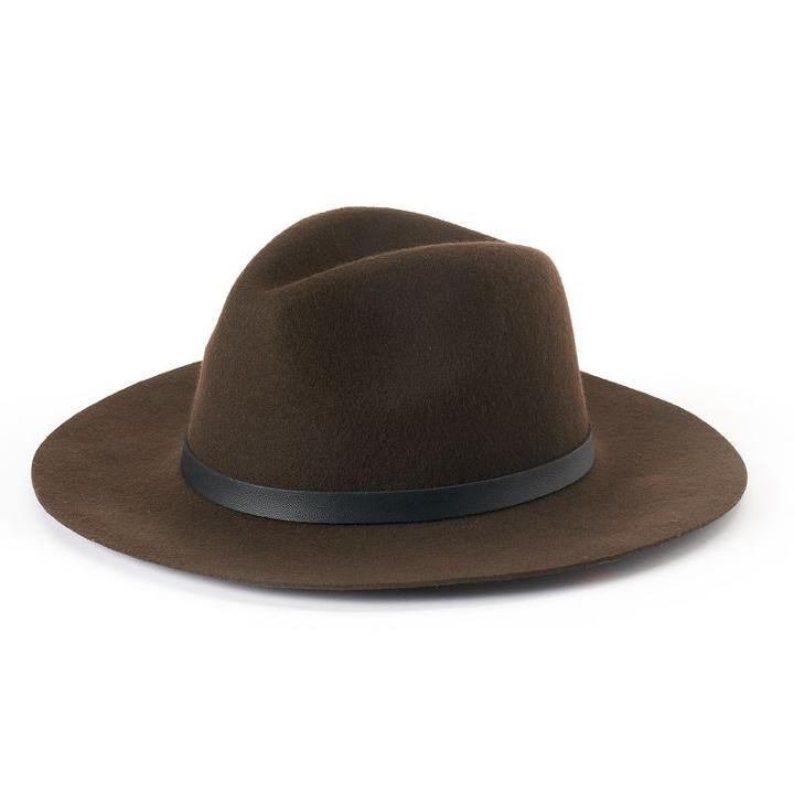 Women's Peter Grimm Caspian Wool Panama Hat, Brown