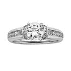 Round-cut Igl Certified Diamond Engagement Ring In 14k White Gold (1 1/2 Ct. T.w.), Women's, Size: 6