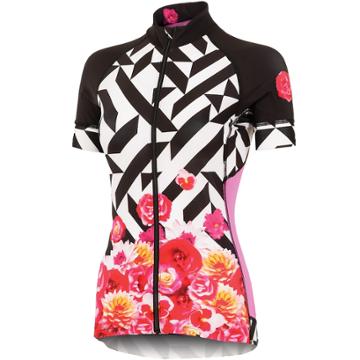 Women's Shebeest Divine Cycling Jersey, Size: Small, Dark Red
