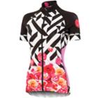 Women's Shebeest Divine Cycling Jersey, Size: Small, Dark Red