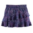 Girls 4-12 Sonoma Goods For Life&trade; Ruffle Skort, Size: 10, Turquoise/blue (turq/aqua)
