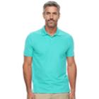 Men's Croft & Barrow&reg; Tailored-fit Polo, Size: Xl, Turquoise/blue (turq/aqua)