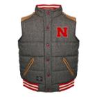 Men's Franchise Club Nebraska Cornhuskers Legacy Reversible Vest, Size: Xxl, Grey