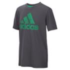 Boys 8-20 Adidas Motivational Logo Tee, Size: Medium, Dark Grey