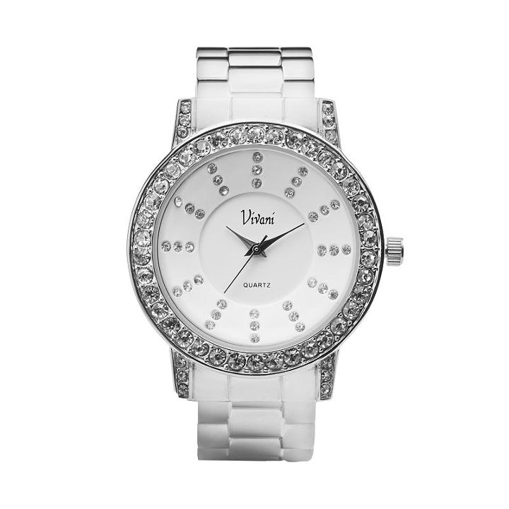 Vivani Women's Bangle Watch, Size: Medium, Grey