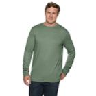 Big & Tall Croft & Barrow&reg; Classic-fit Easy-care Crewneck Tee, Men's, Size: 4xb, Dark Green