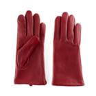 Women's Apt. 9&reg; Fleece Lined Leather Tech Gloves, Size: Large, Dark Pink