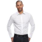 Men's Apt. 9&reg; Slim-fit Stretch Button-down Shirt, Size: Large, White