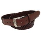 Men's Pga Tour Braided Stretch Golf Belt, Size: 34, Med Brown