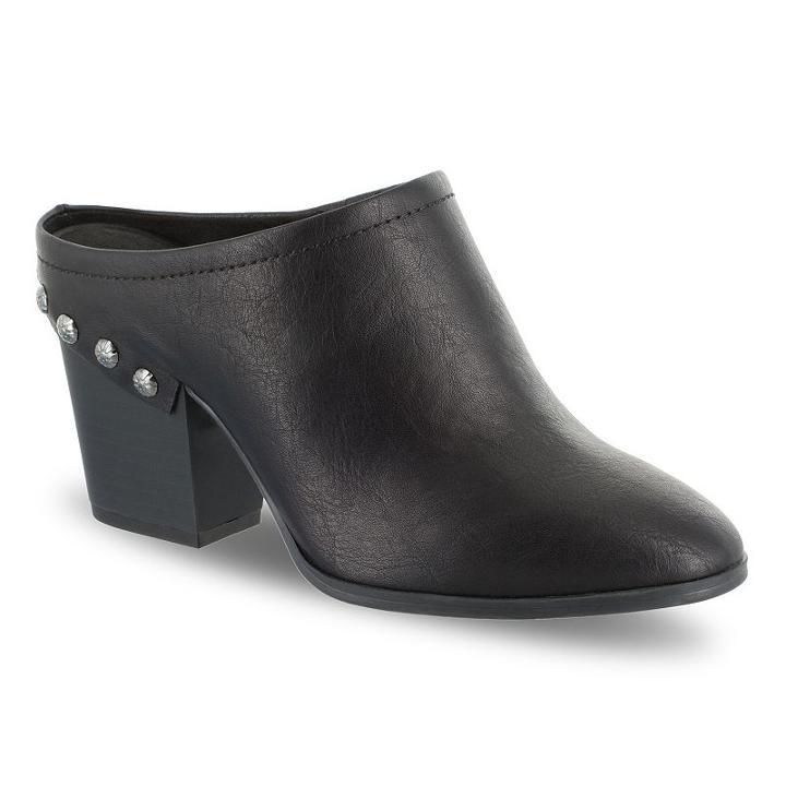 Easy Street Shiloh Women's Mules, Size: Medium (5), Black