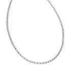 Primrose Sterling Silver Rolo-link Chain Necklace - 18-in, Women's, Size: 18, Grey