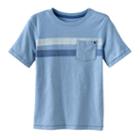 Boys 4-7x Sonoma Goods For Life&trade; Striped Pocket Tee, Boy's, Size: 6, Blue (navy)