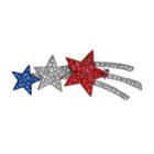 Red, White & Blue Shooting Star Pin, Women's, Multicolor