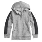 Boys 4-12 Sonoma Goods For Life&trade; Quarter Zip Pullover Hoodie, Size: 6, Grey
